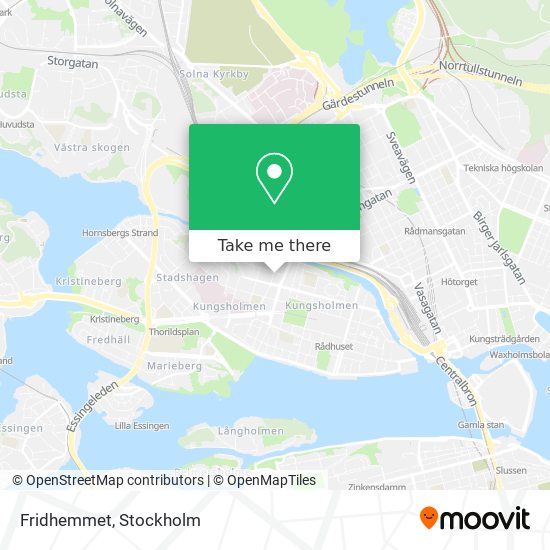 Fridhemmet map