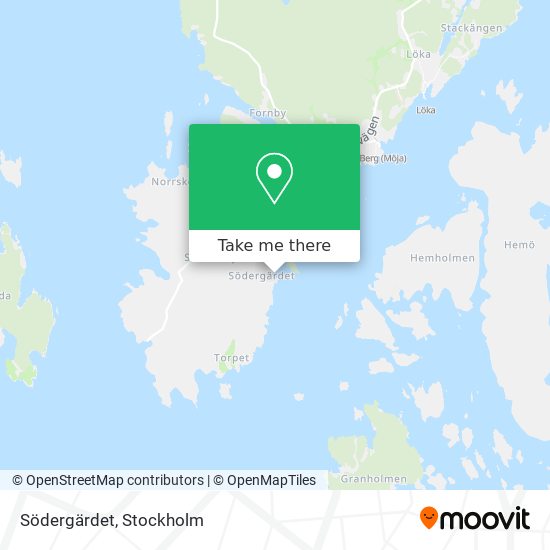 Södergärdet map