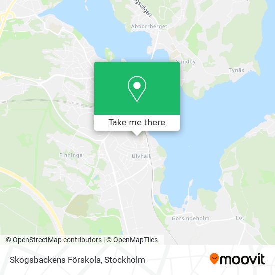 Skogsbackens Förskola map