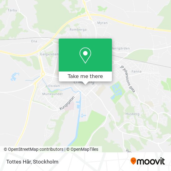 Tottes Hår map