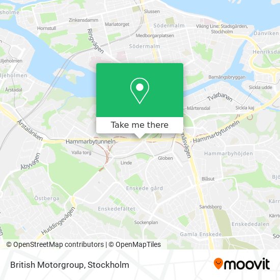 British Motorgroup map