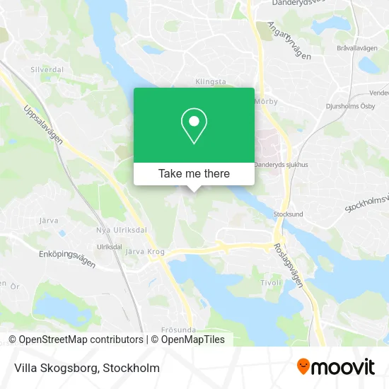 Villa Skogsborg map