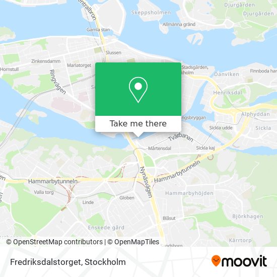 Fredriksdalstorget map