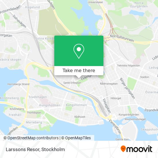 Larssons Resor map