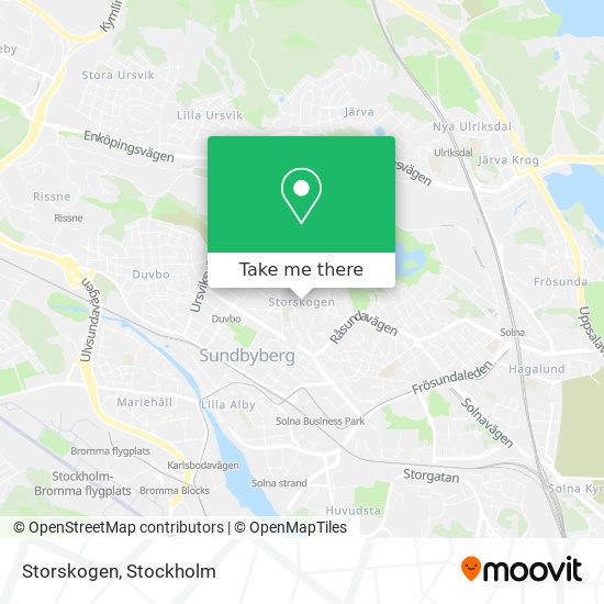 Storskogen map