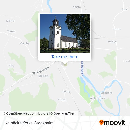 Kolbäcks Kyrka map