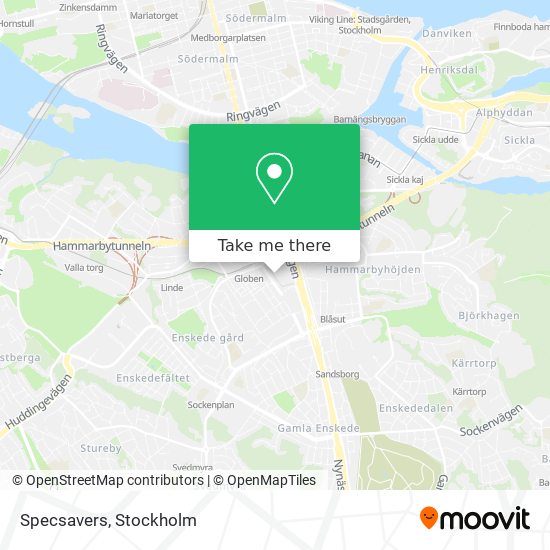 Specsavers map