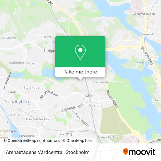 Arenastadens Vårdcentral map