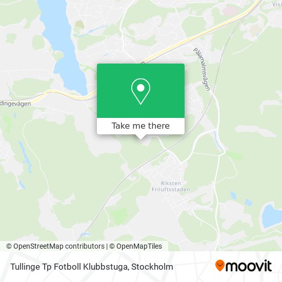 Tullinge Tp Fotboll Klubbstuga map