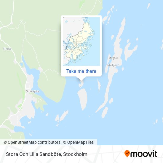 Stora Och Lilla Sandböte map