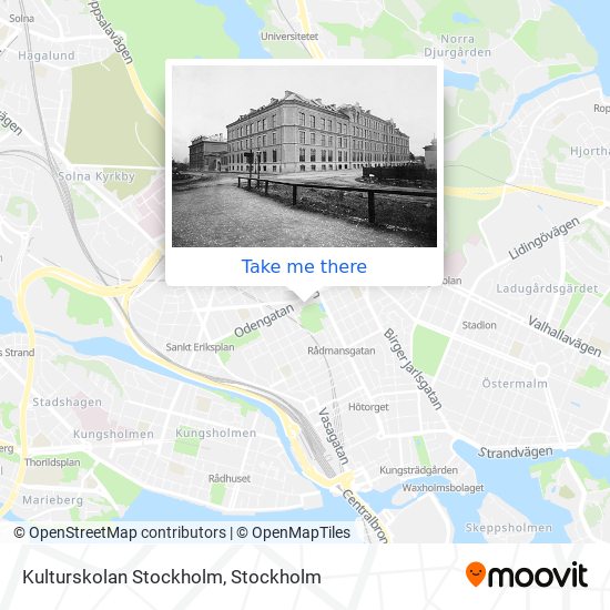 Kulturskolan Stockholm map