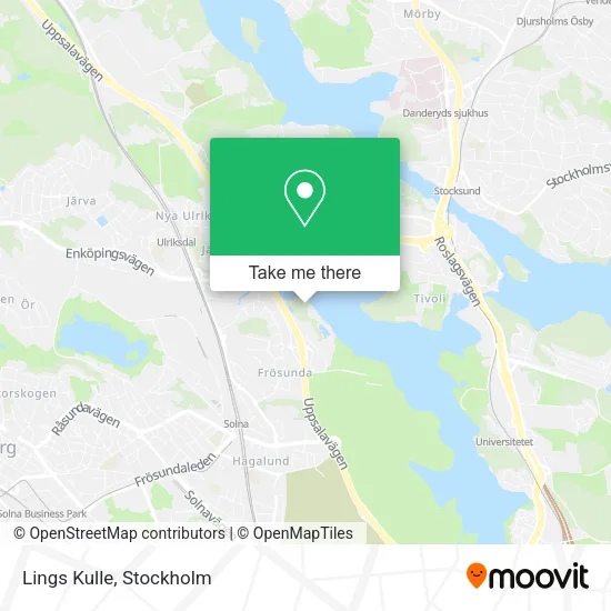 Lings Kulle map