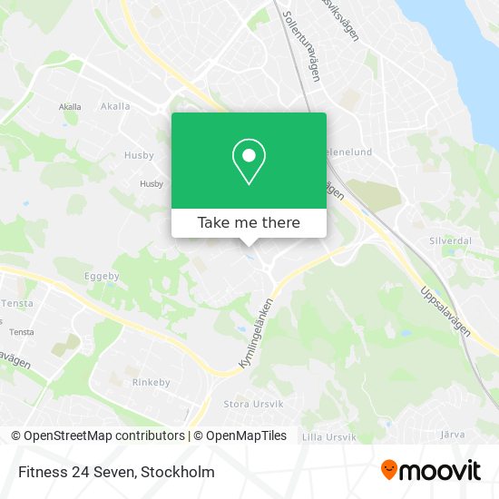 Fitness 24 Seven map