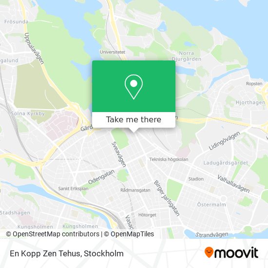 En Kopp Zen Tehus map