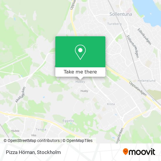 Pizza Hörnan map