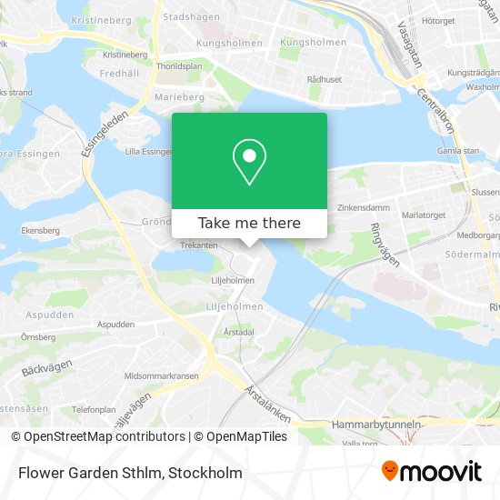 Flower Garden Sthlm map