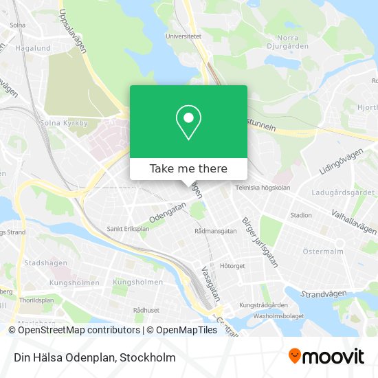 Din Hälsa Odenplan map