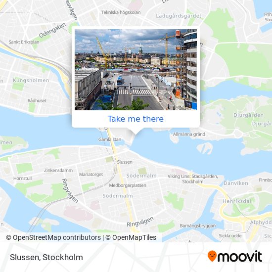 Slussen map