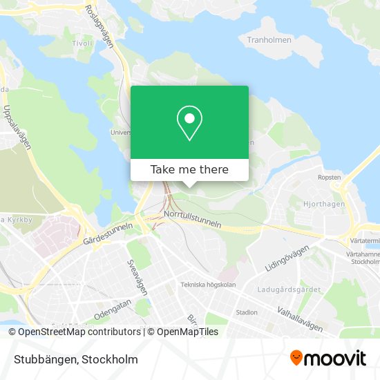 Stubbängen map