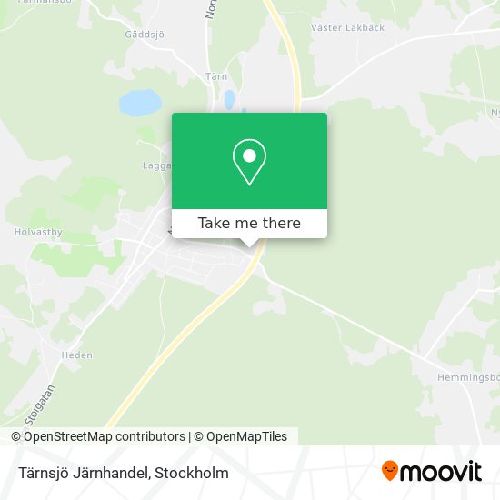 Tärnsjö Järnhandel map