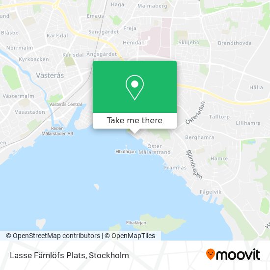 Lasse Färnlöfs Plats map