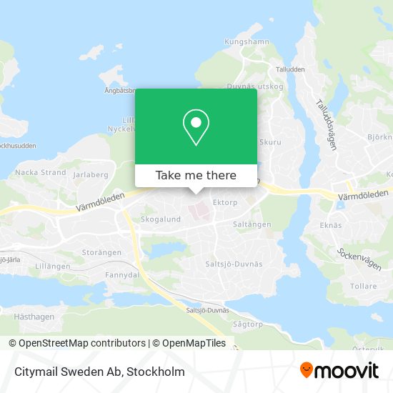 Citymail Sweden Ab map