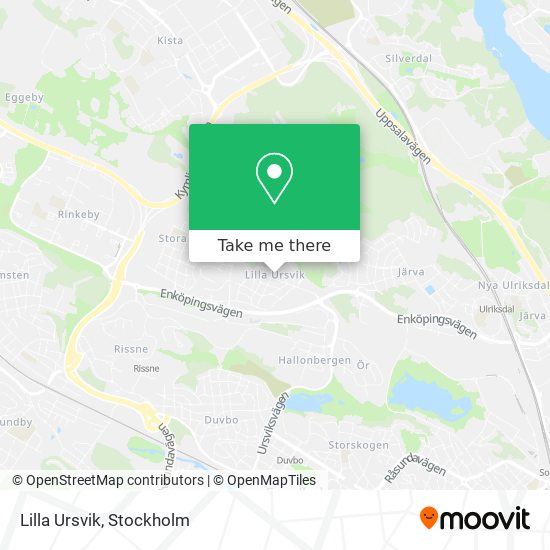 Lilla Ursvik map