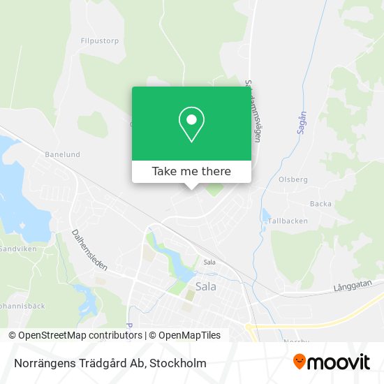 Norrängens Trädgård Ab map