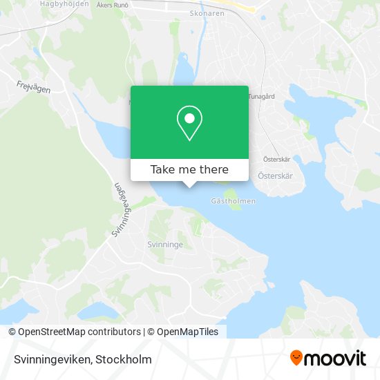 Svinningeviken map