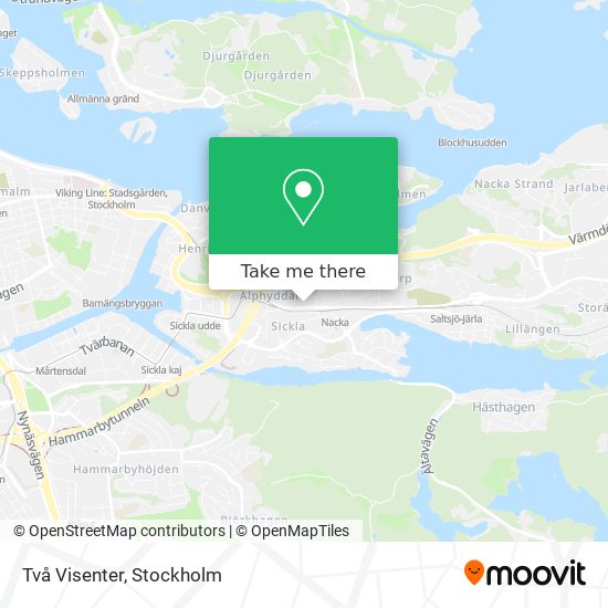 Två Visenter map