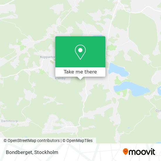 Bondberget map