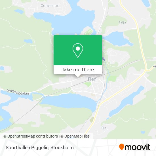 Sporthallen Piggelin map