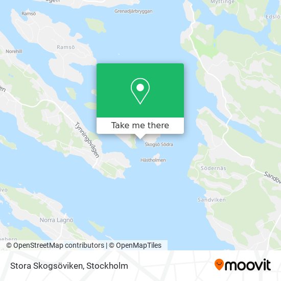 Stora Skogsöviken map