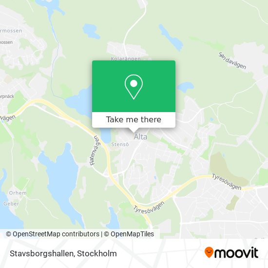 Stavsborgshallen map