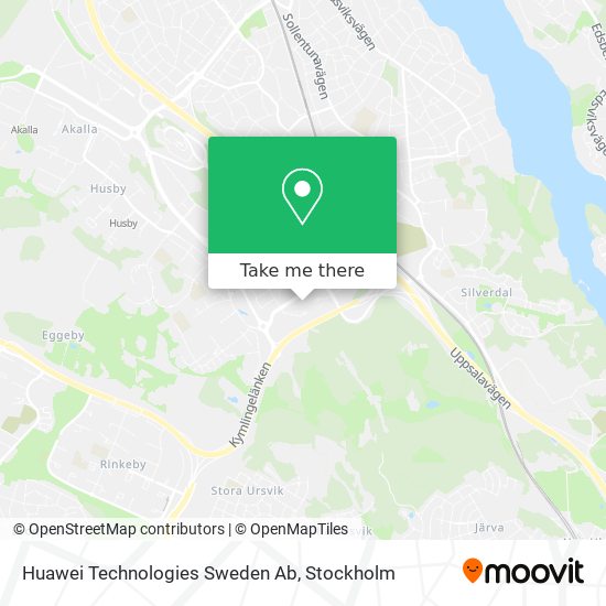 Huawei Technologies Sweden Ab map