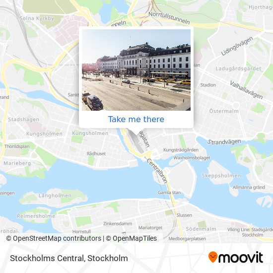 Stockholms Central map