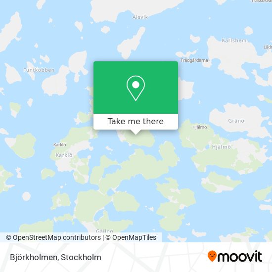 Björkholmen map