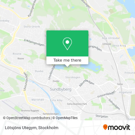 Lötsjöns Utegym map