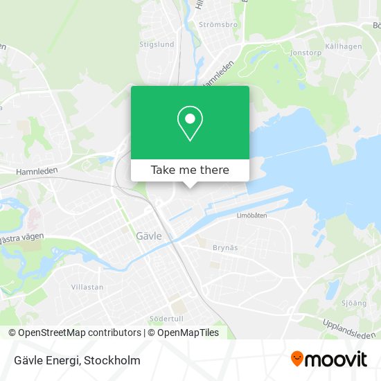 Gävle Energi map