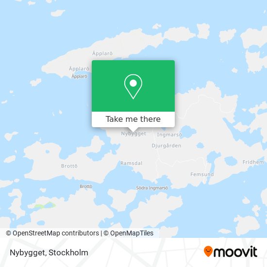 Nybygget map