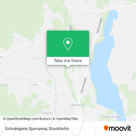 Grönängens Sjumanna map