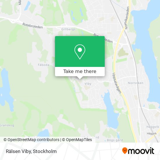 Rälsen Viby map