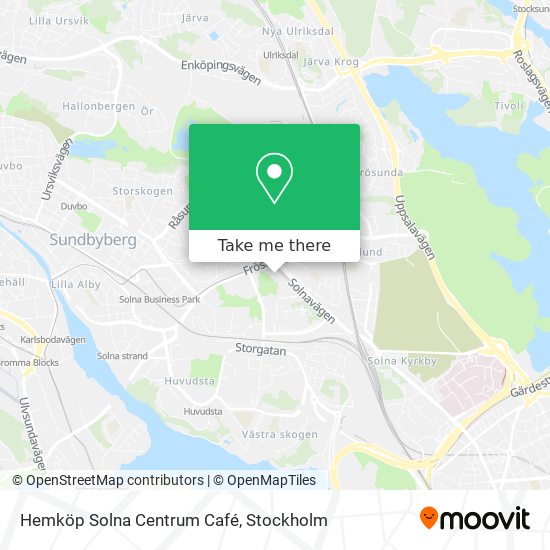 Hemköp Solna Centrum Café map