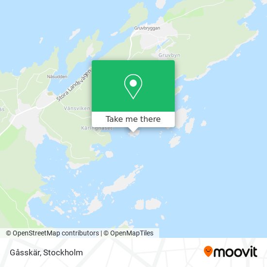 Gåsskär map