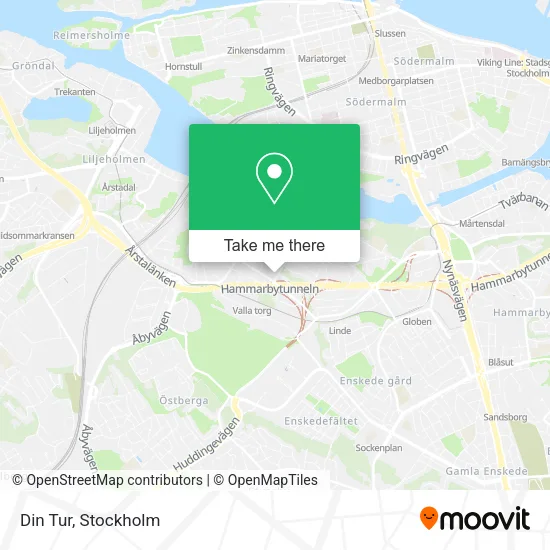 Din Tur map