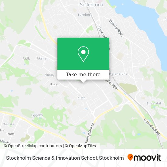 Stockholm Science & Innovation School map
