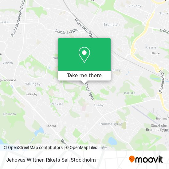 Jehovas Wittnen Rikets Sal map
