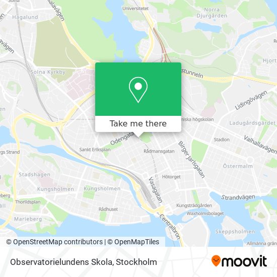 Observatorielundens Skola map