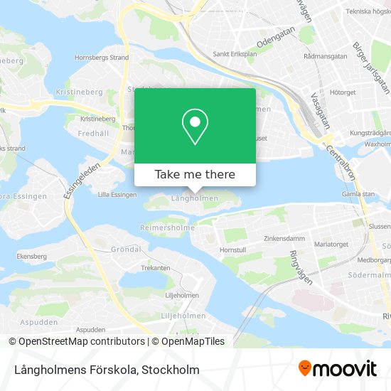 Långholmens Förskola map