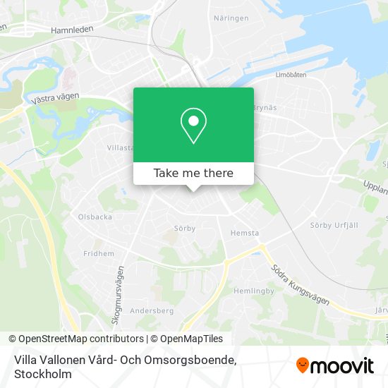 Villa Vallonen Vård- Och Omsorgsboende map